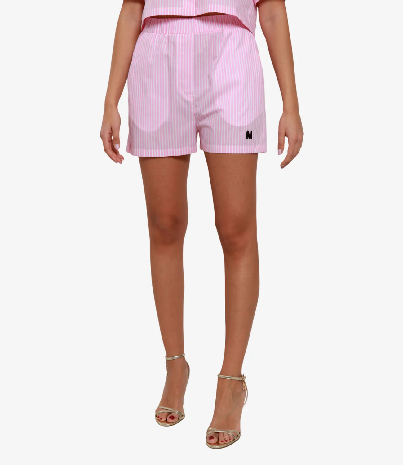 Pink Striped Shorts