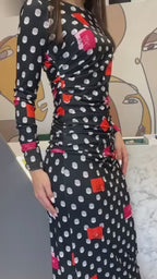 Dots Print Dress