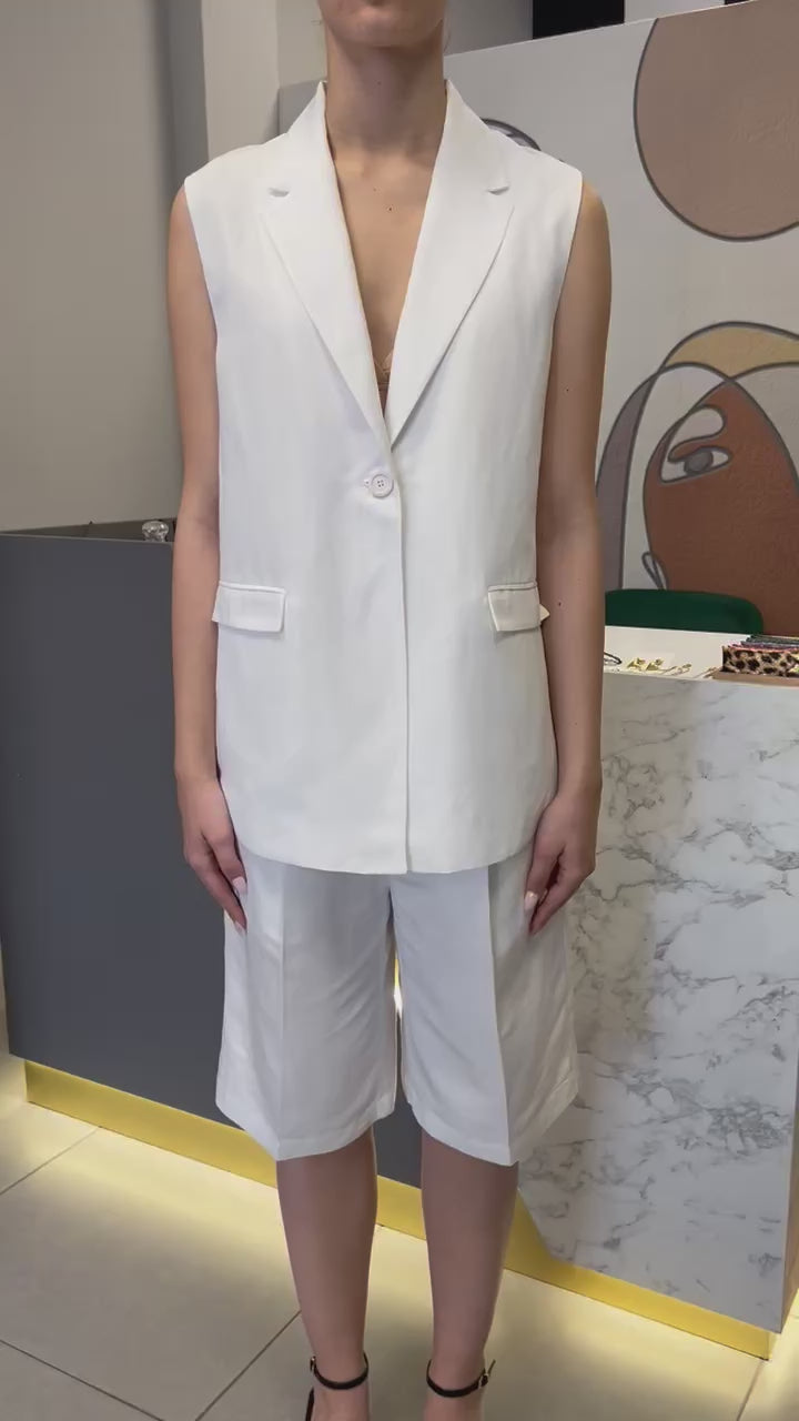 Fabiana Linen Vest