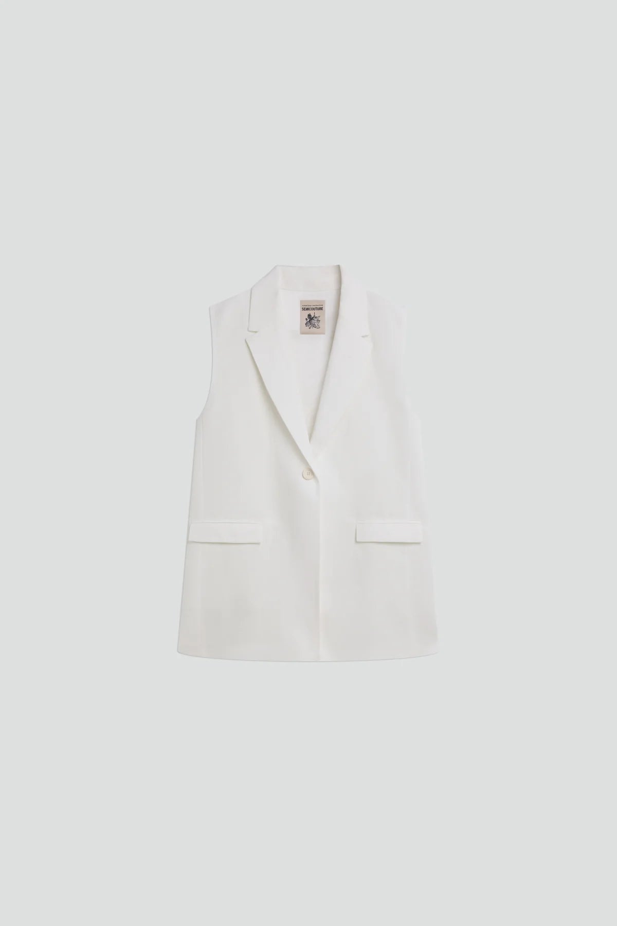 Semicouture - Якета - Fabiana Linen Vest - Love|Labels