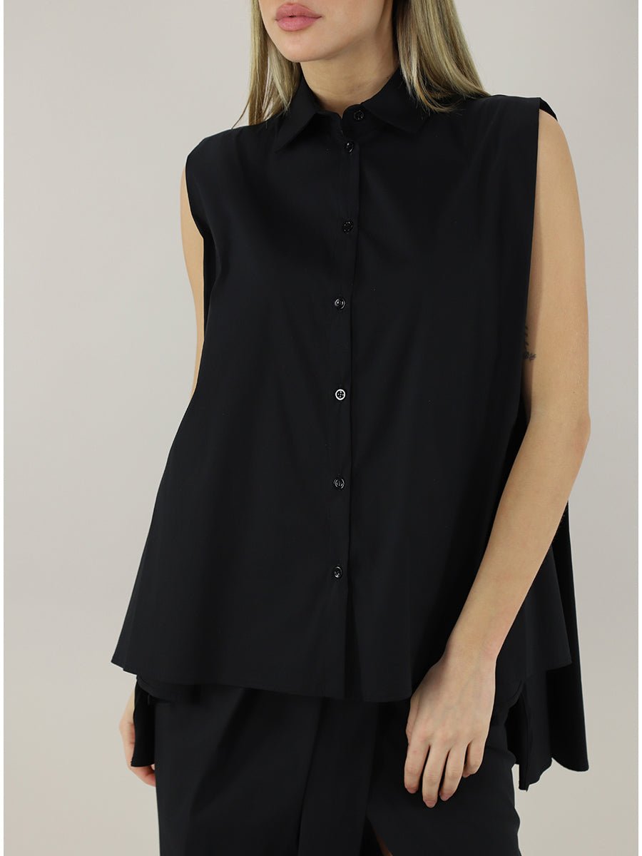 Semicouture - Ризи - Paquita Black Shirt - Love|Labels