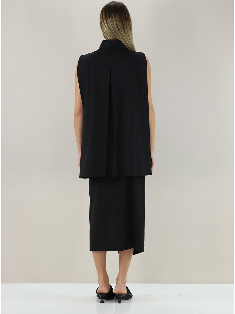 Semicouture - Ризи - Paquita Black Shirt - Love|Labels