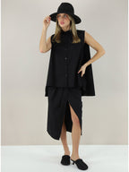 Semicouture - Ризи - Paquita Black Shirt - Love|Labels