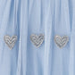 Blue Tulle Heart Dress
