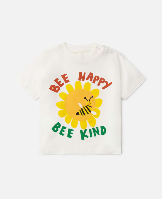 Stella McCARTNEY Kids - Тениски - Bee Happy T-Shirt - Love|Labels