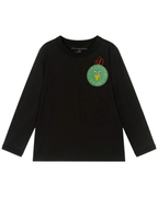 Stella McCARTNEY Kids - Блузи - Black Chicken Logo T-Shirt - Love|Labels