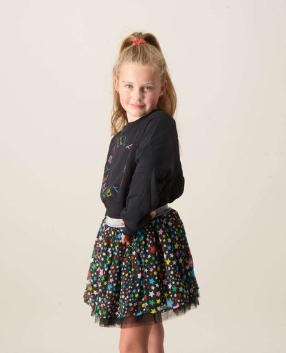 Stella McCARTNEY Kids - Блузи - Black Circle Logo Sweatshirt - Love|Labels