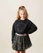 Stella McCARTNEY Kids - Блузи - Black Circle Logo Sweatshirt - Love|Labels