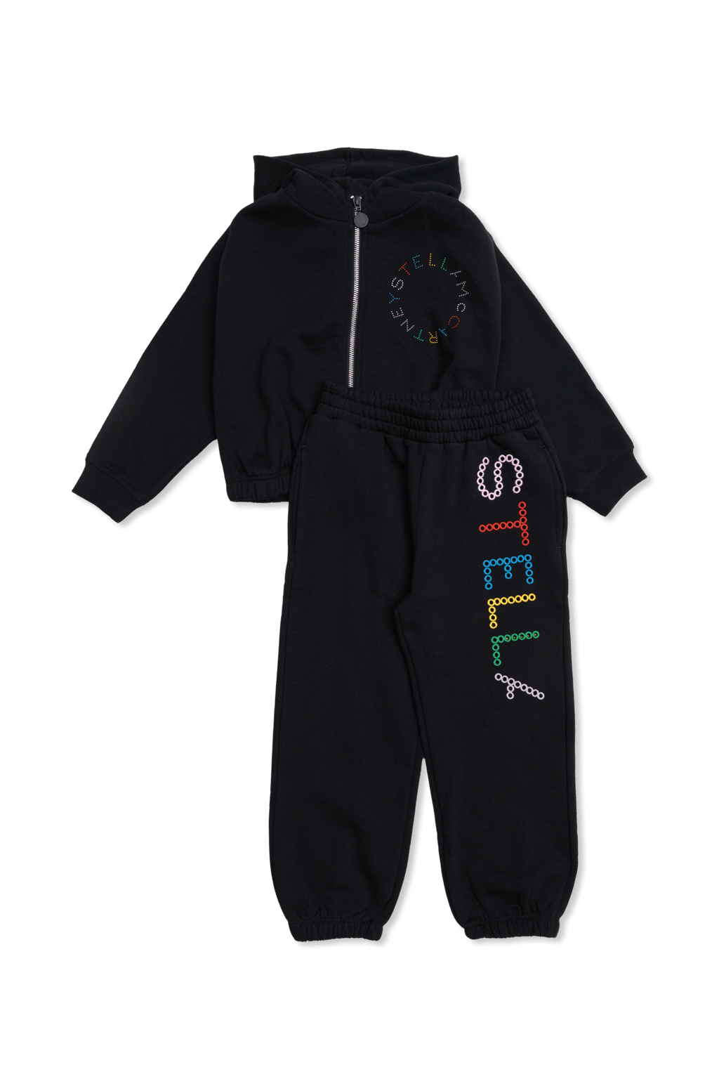 Stella McCARTNEY Kids - Комплекти - Black Color Logo Tracksuit - Love|Labels