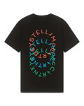 Stella McCARTNEY Kids - Тениски - Black Cotton Logo T-Shirt - Love|Labels