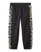 Stella McCARTNEY Kids - Панталони - Black Graphic Logo Sweatpants - Love|Labels