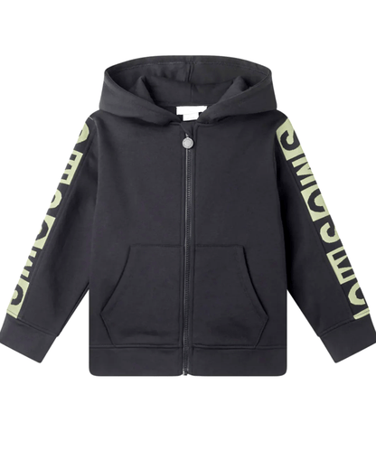 Stella McCARTNEY Kids - Black Logo Graphic Hoodie - Love|Labels