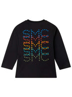 Stella McCARTNEY Kids - Блузи - Black LS Logo Top - Love|Labels