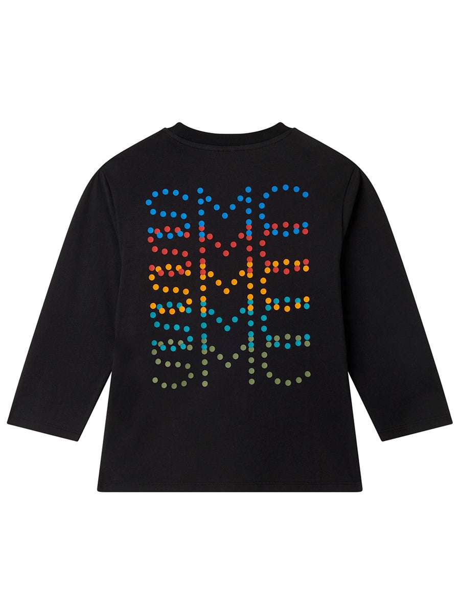 Stella McCARTNEY Kids - Блузи - Black LS Logo Top - Love|Labels