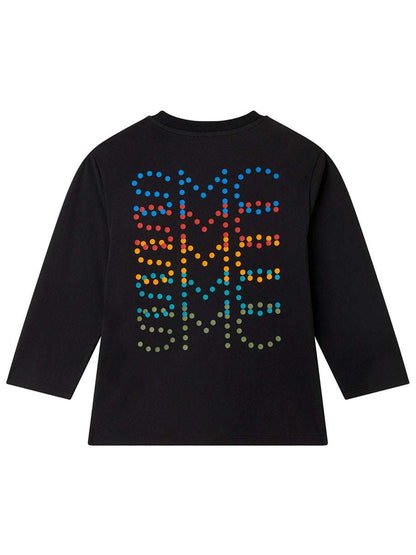 Stella McCARTNEY Kids - Блузи - Black LS Logo Top - Love|Labels