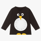 Stella McCARTNEY Kids - Блузи - Black Penguin Top - Love|Labels