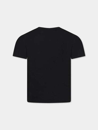 Stella McCARTNEY Kids - Тениски - Black Print T-Shirt - Love|Labels