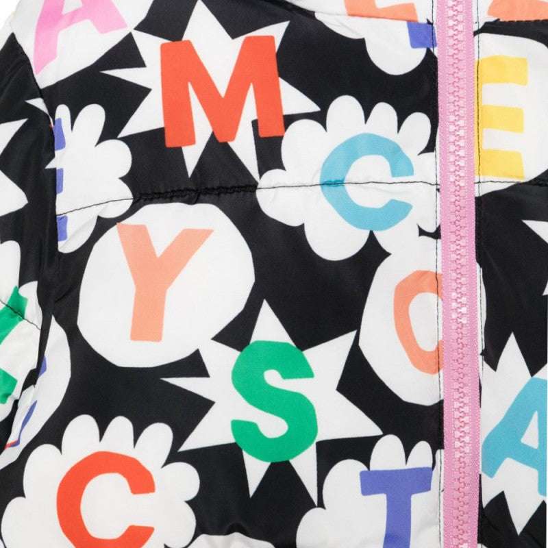 Stella McCARTNEY Kids - Якета - Black Puffer Multicolor Jacket - Love|Labels
