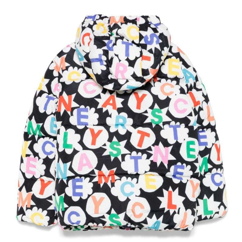 Stella McCARTNEY Kids - Якета - Black Puffer Multicolor Jacket - Love|Labels