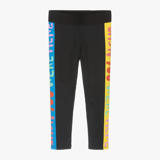 Stella McCARTNEY Kids - Клинове - Black Wish Leggings - Love|Labels