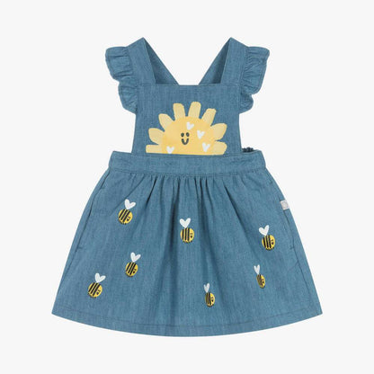 Stella McCARTNEY Kids - Рокли - Blue Denim Bee Print Dress - Love|Labels