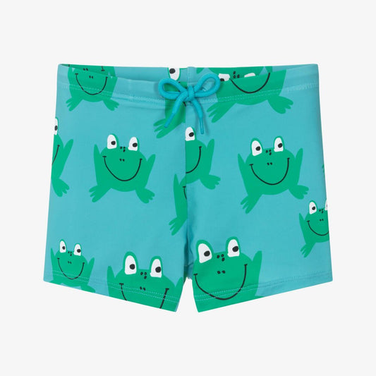 Stella McCARTNEY Kids - Бански - Blue Frogs Swimsuit - Love|Labels