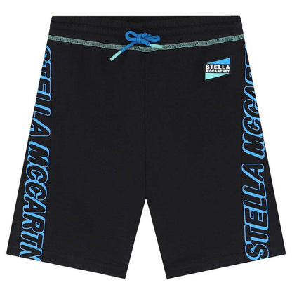 Stella McCARTNEY Kids - Шорти - Boys Black Logo Shorts - Love|Labels