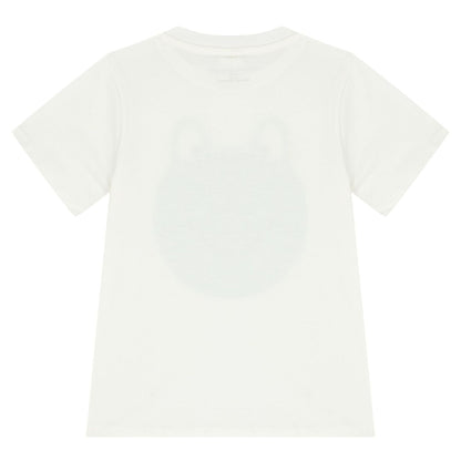 Stella McCARTNEY Kids - Тениски - Boys Ivory Logo Frog T-Shirt - Love|Labels