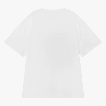 Stella McCARTNEY Kids - Тениски - Boys White Graphic Cotton T-Shirt - Love|Labels
