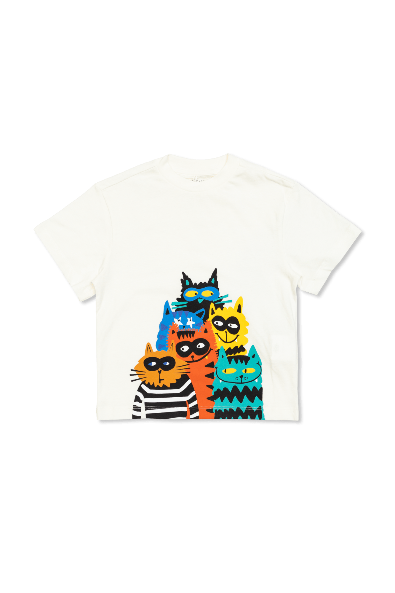 Stella McCARTNEY Kids - Тениски - Colorful Cats T-Shirt - Love|Labels