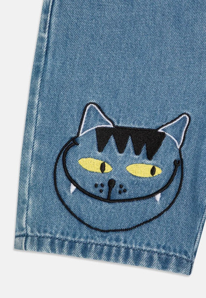 Stella McCARTNEY Kids - Шорти - Denim Cats Shorts - Love|Labels