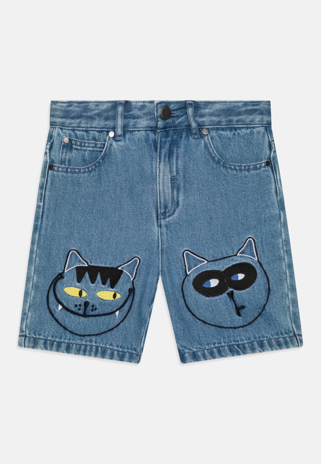 Stella McCARTNEY Kids - Шорти - Denim Cats Shorts - Love|Labels