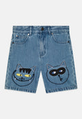 Stella McCARTNEY Kids - Шорти - Denim Cats Shorts - Love|Labels