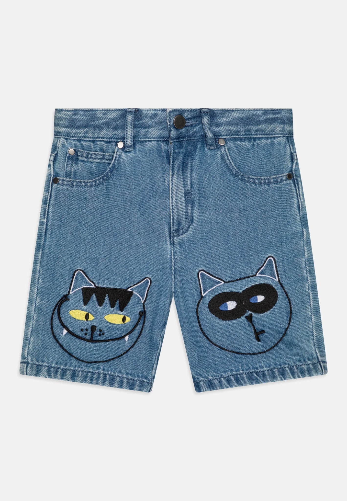 Stella McCARTNEY Kids - Шорти - Denim Cats Shorts - Love|Labels