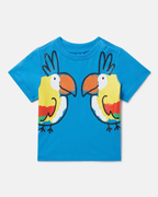 Double Baby Parrot Print T-Shirt
