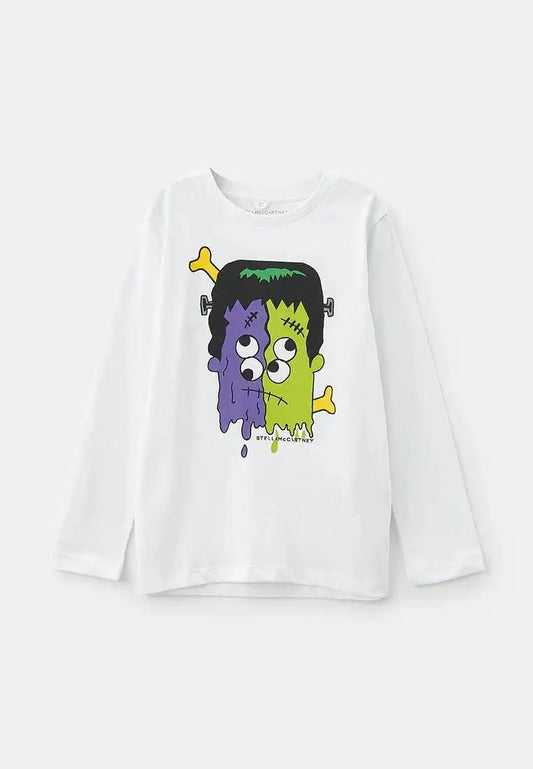 Stella McCARTNEY Kids - Блузи - Fankie Face T-Shirt - Love|Labels