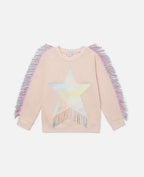 Stella McCARTNEY Kids - Блузи - Fringed Star Sweatshirt - Love|Labels