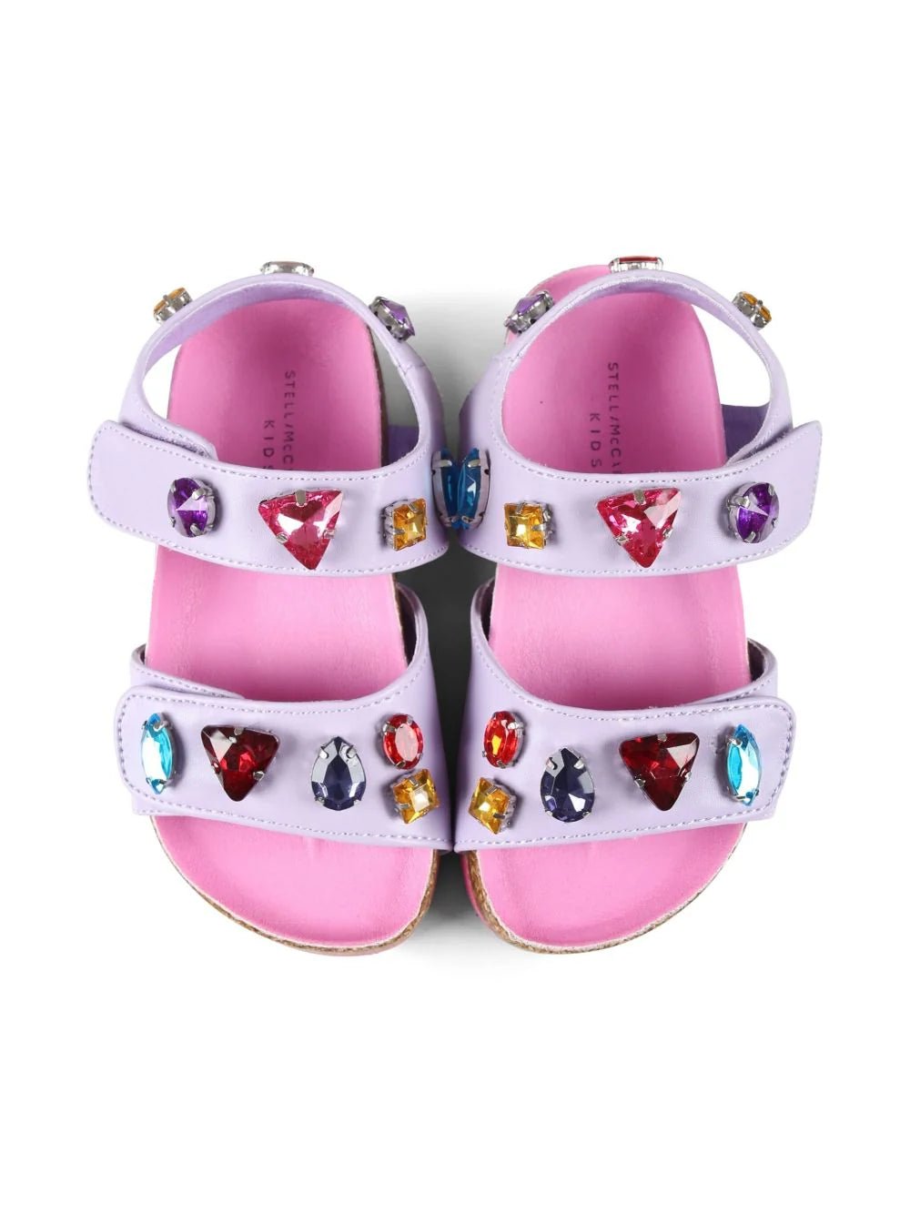 Stella McCARTNEY Kids - Обувки - Girls Purple Gemstone Sandals - Love|Labels