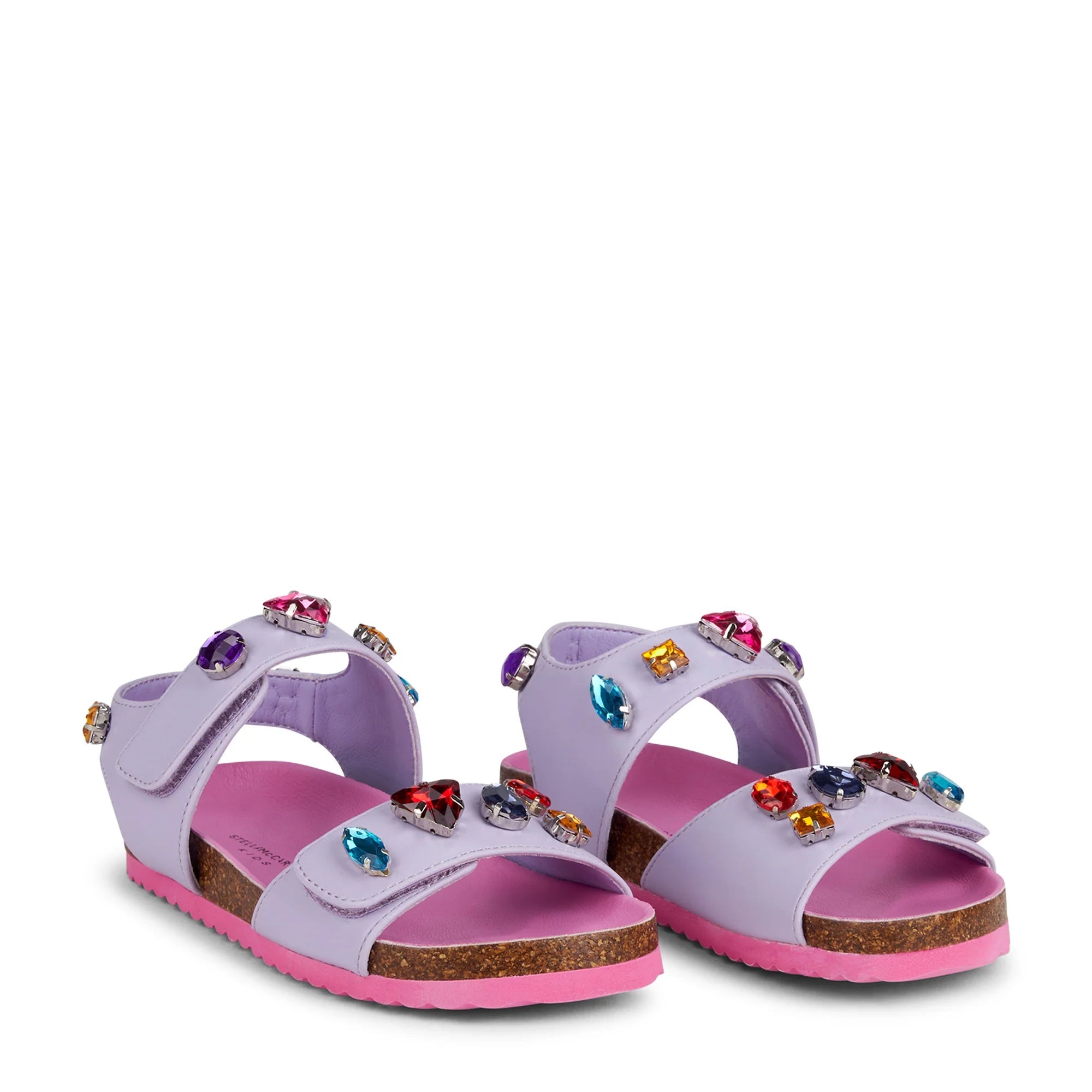 Stella McCARTNEY Kids - Обувки - Girls Purple Gemstone Sandals - Love|Labels