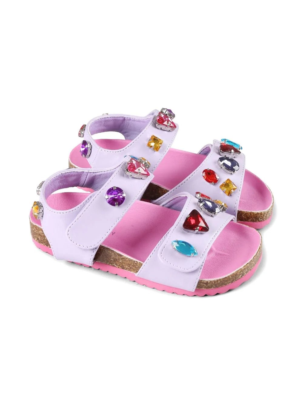 Stella McCARTNEY Kids - Обувки - Girls Purple Gemstone Sandals - Love|Labels
