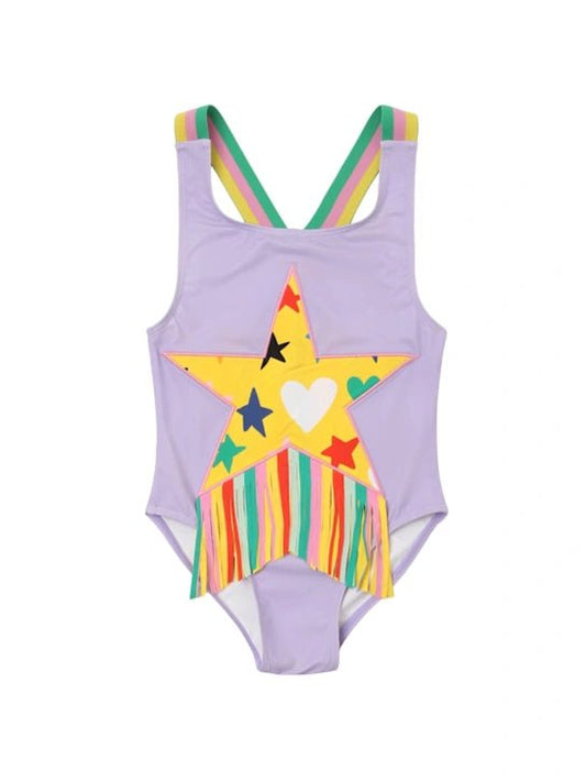 Stella McCARTNEY Kids - Бански - Girls Purple Shooting Star - Love|Labels