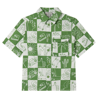 Stella McCARTNEY Kids - Ризи - Green Check Shirt - Love|Labels