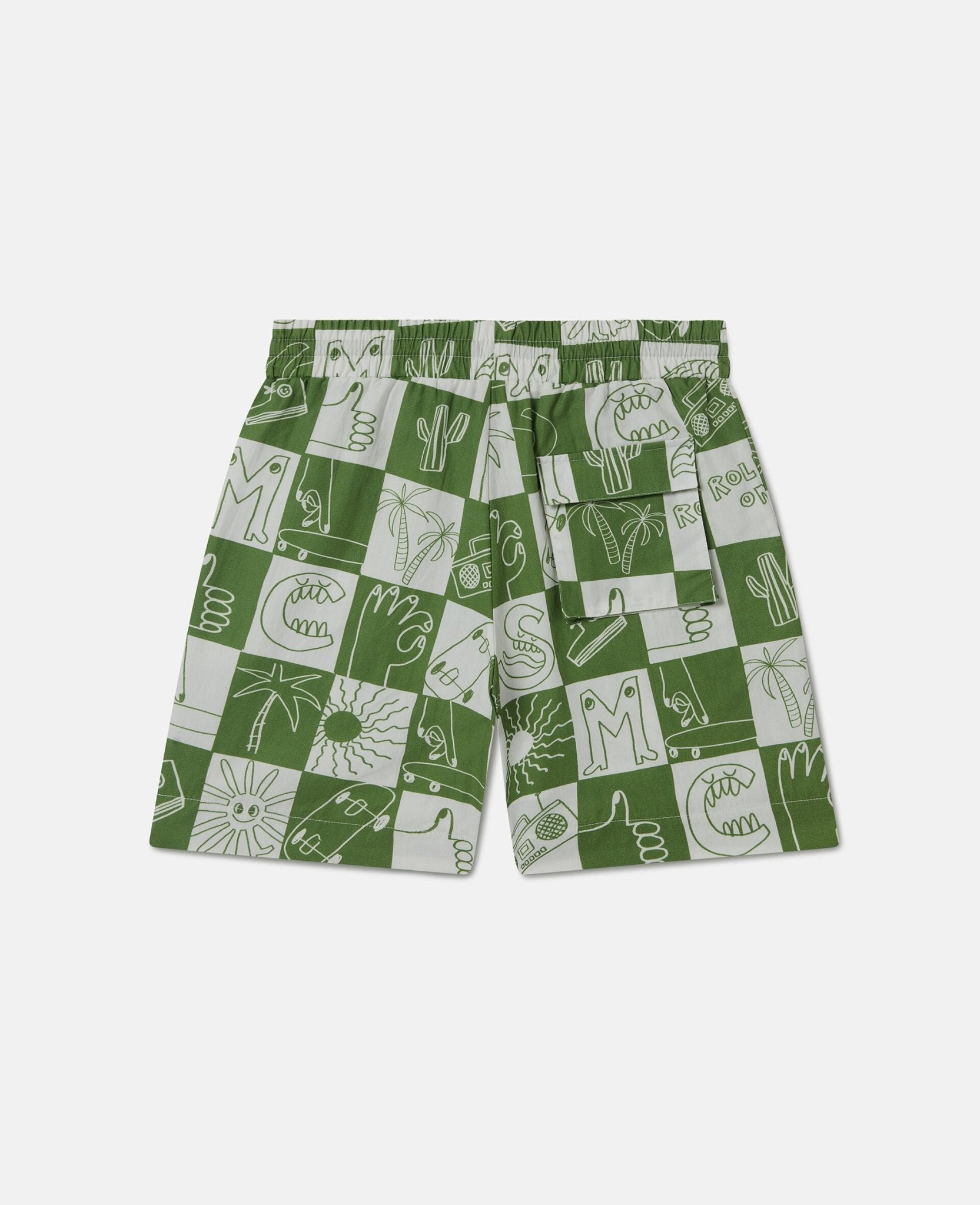 Stella McCARTNEY Kids - Шорти - Green Check Shorts - Love|Labels