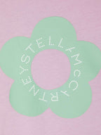 Stella McCARTNEY Kids - Блузи - Green Flower Logo T-Shirt - Love|Labels