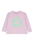 Stella McCARTNEY Kids - Блузи - Green Flower Logo T-Shirt - Love|Labels