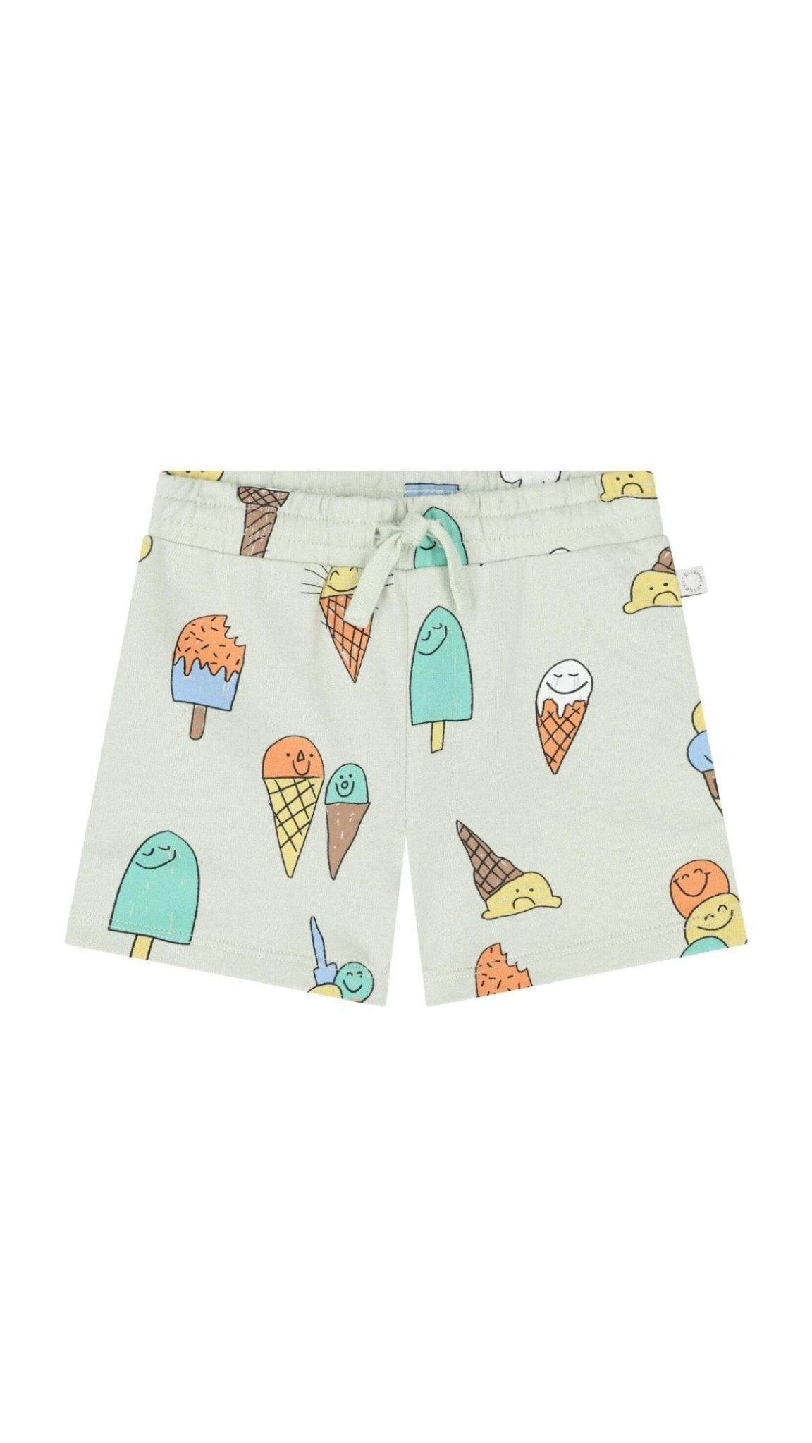 Stella McCARTNEY Kids - Шорти - Green Ice Cream Shorts - Love|Labels