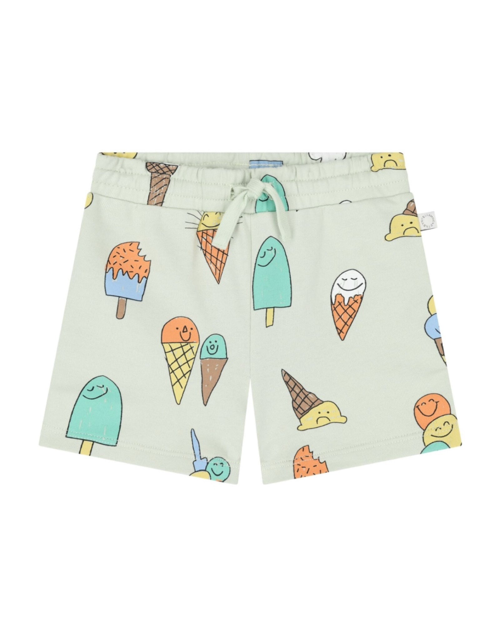 Stella McCARTNEY Kids - Шорти - Green Ice Cream Shorts - Love|Labels