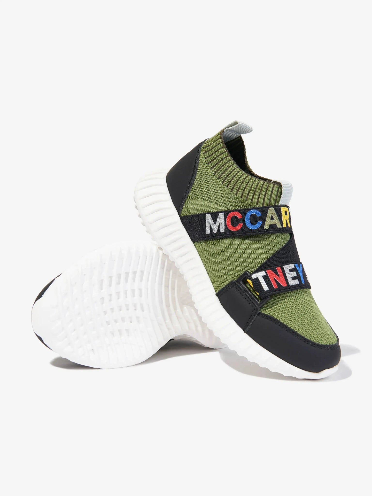 Stella McCARTNEY Kids - Обувки - Green Logo Sneakers - Love|Labels