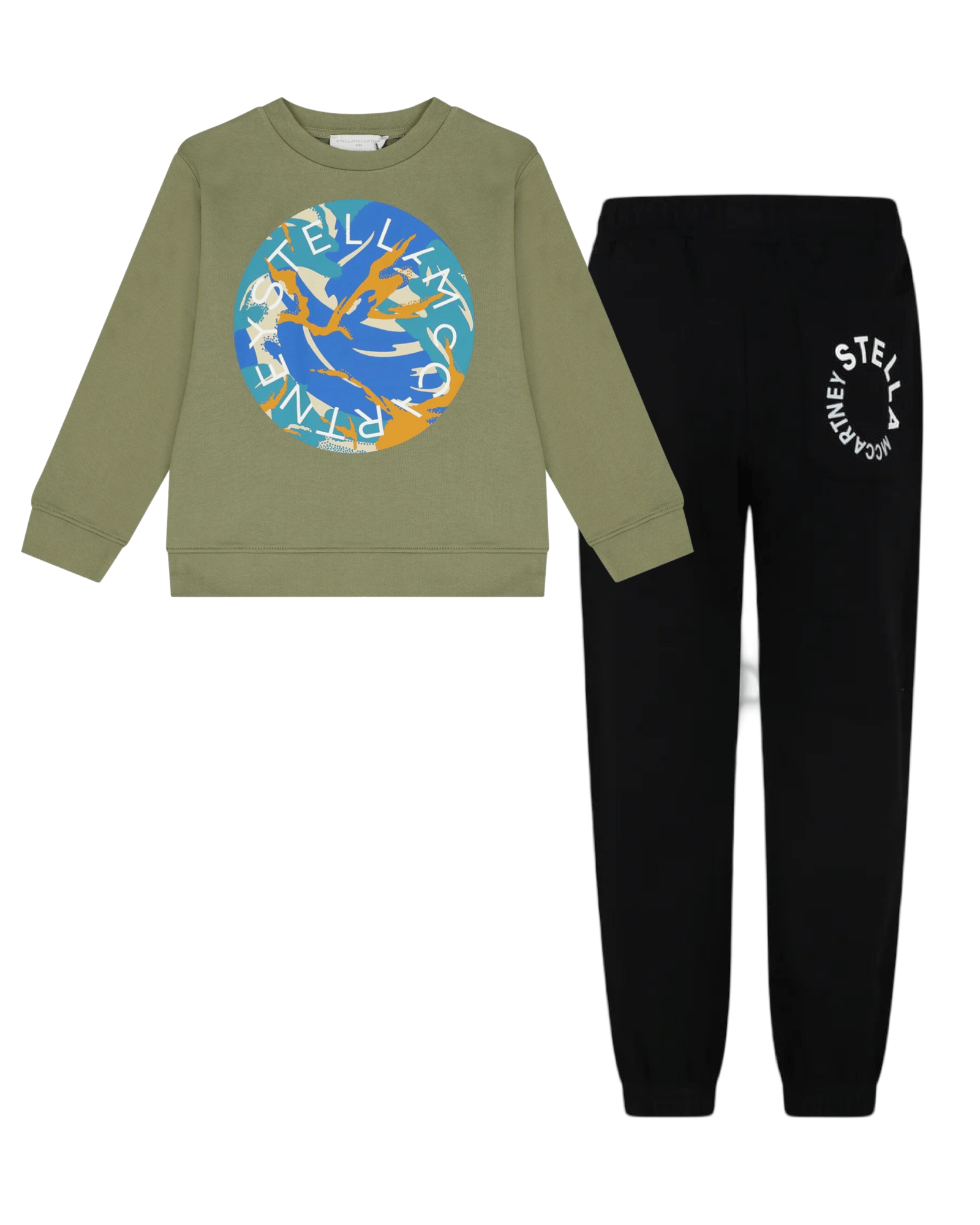 Stella McCARTNEY Kids - Блузи - Green Logo Sweatshirt - Love|Labels