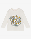 Ivory Cotton Daisies Top